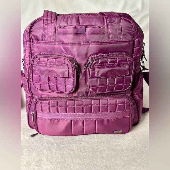 Lug Puddle Jumper Convertible Tote Bag in Purple main image 13